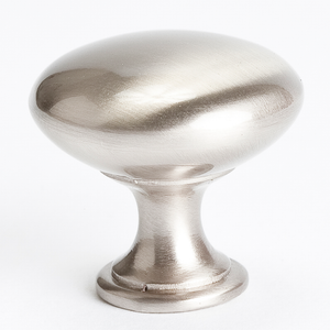 1.14' Wide Traditional Round in Satin Nickel from Collection