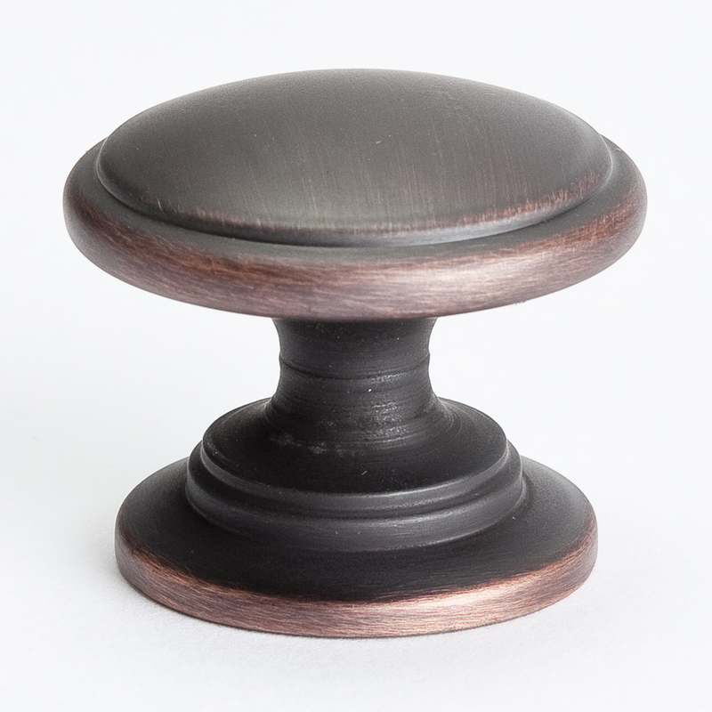 1.25' Wide Modern Traditional Round in Oil Rubbed Bronze from Premier Collection