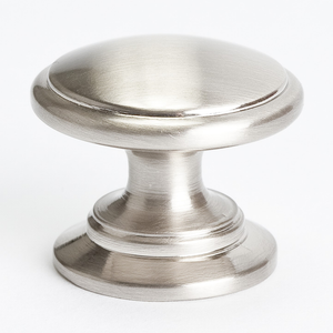 1.25' Wide Modern Traditional Round in Satin Nickel from Premier Collection