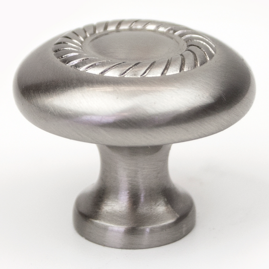 1.25" Wide Traditional Modern Round in Satin Nickel from Select Collection