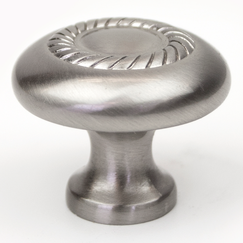 1.25' Wide Traditional Modern Round in Satin Nickel from Select Collection