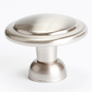 1.38' Wide Modern Traditional Round in Satin Nickel from Collection