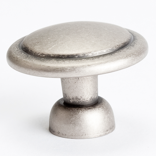 1.38" Wide Modern Traditional Round in Weathered Nickel from Collection