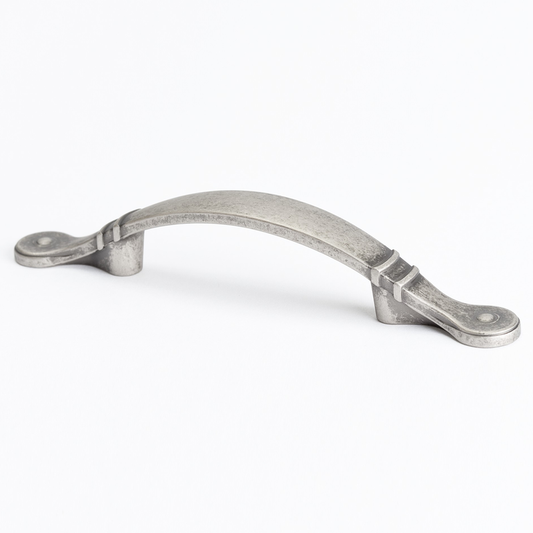 5.56" Modern Traditional Arch Pull T-Bar in Weathered Nickel from Select Collection