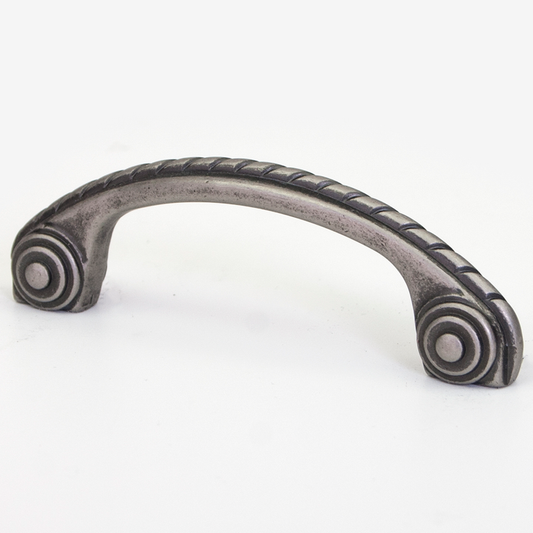 3.75" Traditional Modern Arch Pull Cup in Weathered Nickel from Select Collection