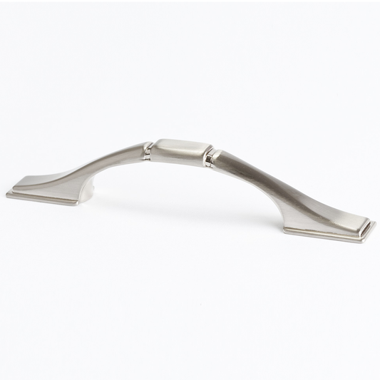 4.88" Traditional Modern Square Arch Pull in Satin Nickel