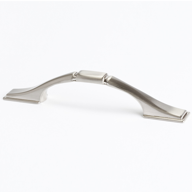 4.88' Traditional Modern Square Arch Pull in Satin Nickel
