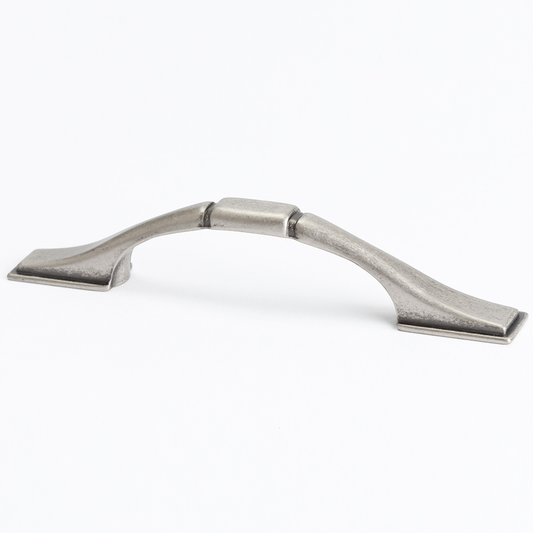 4.88" Traditional Modern Square Arch Pull in Weathered Nickel