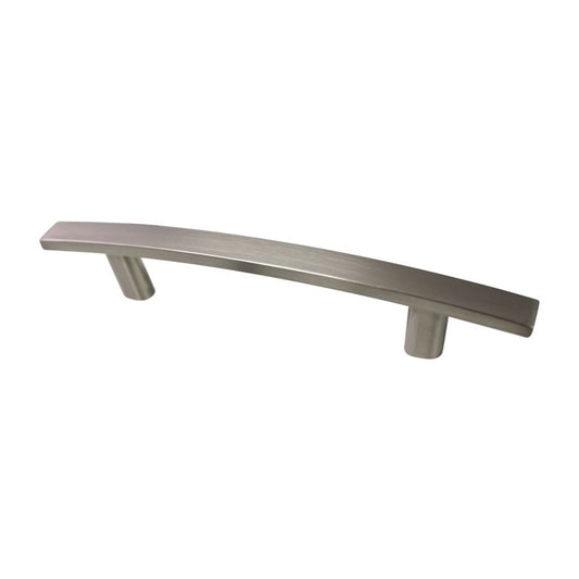 6.2" Contemporary Transitional Arch T-Bar in Satin Nickel from Select Collection