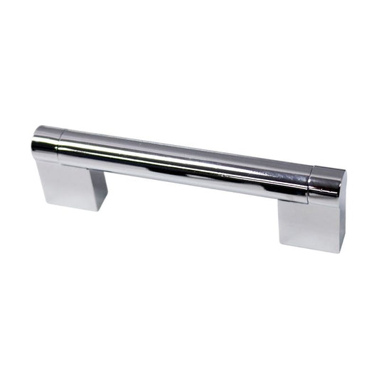 4.11" Contemporary Square Bar Pull in Polished Chrome from Premier Collection