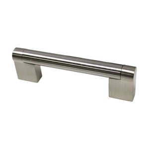 4.11' Contemporary Square Bar Pull in Satin Nickel from Premier Collection