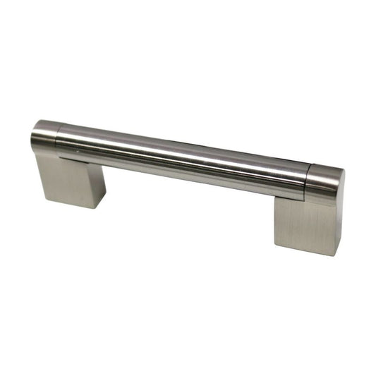 4.11" Contemporary Square Bar Pull in Satin Nickel from Premier Collection