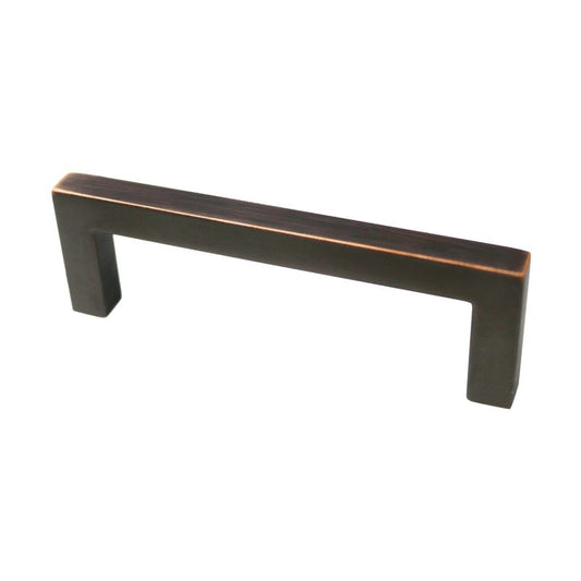 4.15" Modern Transitional Square Bar Pull in Oil Rubbed Bronze from Premier Collection