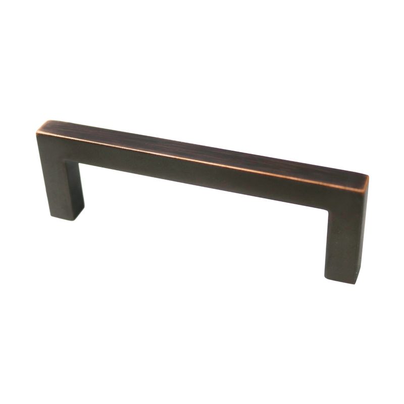 4.15' Modern Transitional Square Bar Pull in Oil Rubbed Bronze from Premier Collection