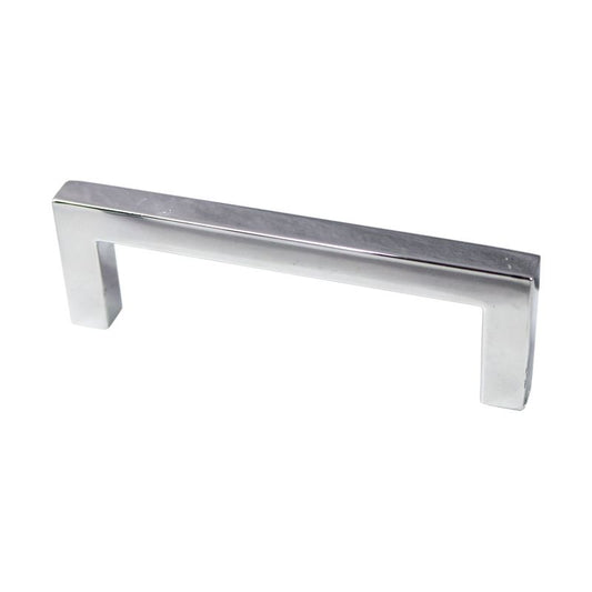 4.15" Modern Transitional Square Bar Pull in Polished Chrome from Premier Collection