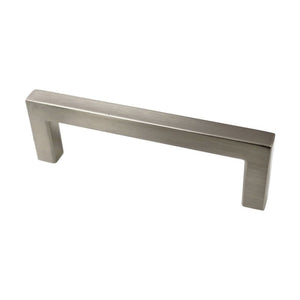 4.15' Modern Transitional Square Bar Pull in Satin Nickel from Premier Collection