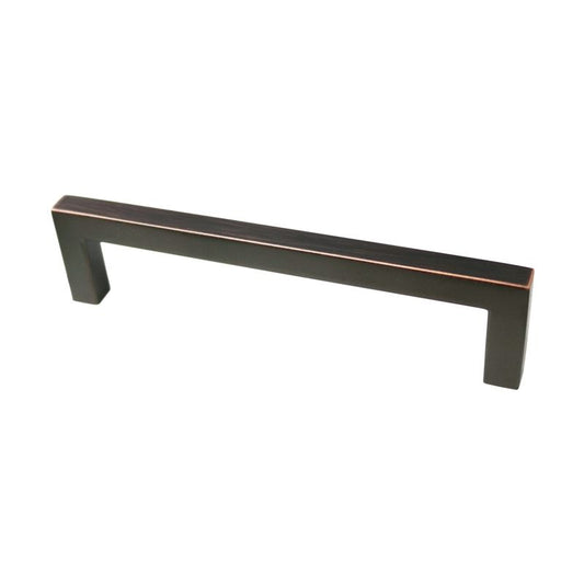 5.41" Modern Transitional Square Bar Pull in Oil Rubbed Bronze from Premier Collection