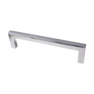 5.41' Modern Transitional Square Bar Pull in Polished Chrome from Premier Collection