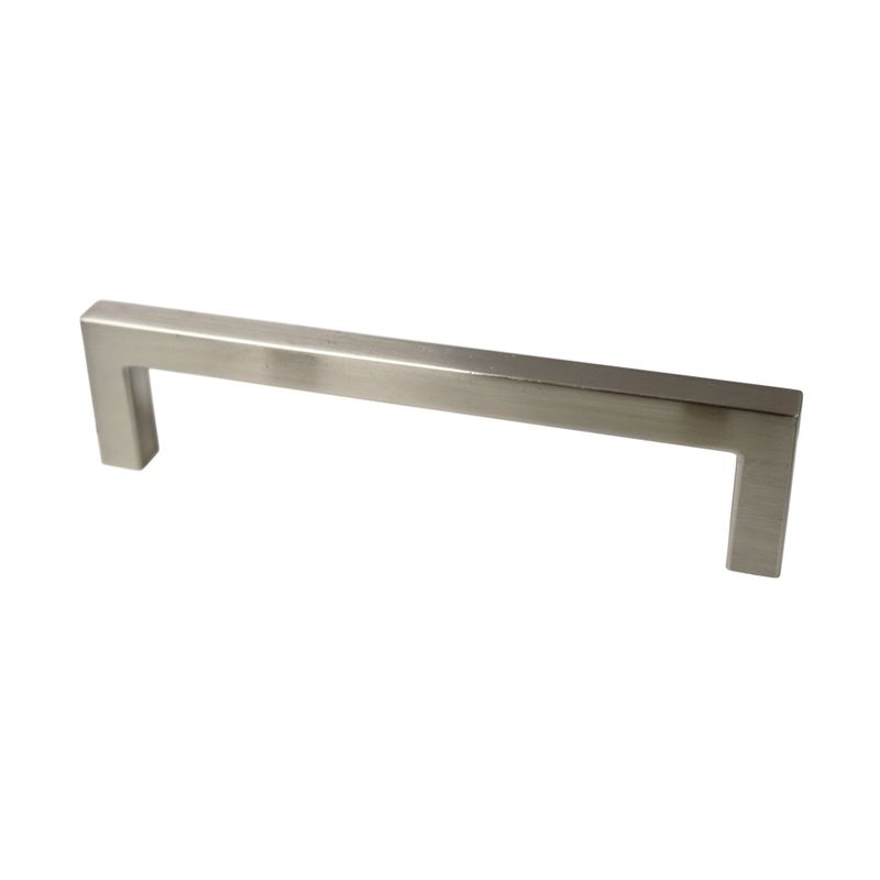 5.41' Modern Transitional Square Bar Pull in Satin Nickel from Premier Collection