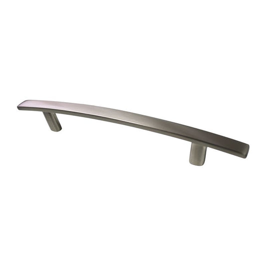7.72" Contemporary Transitional Arch Pull T-Bar Pull in Satin Nickel from Select Collection