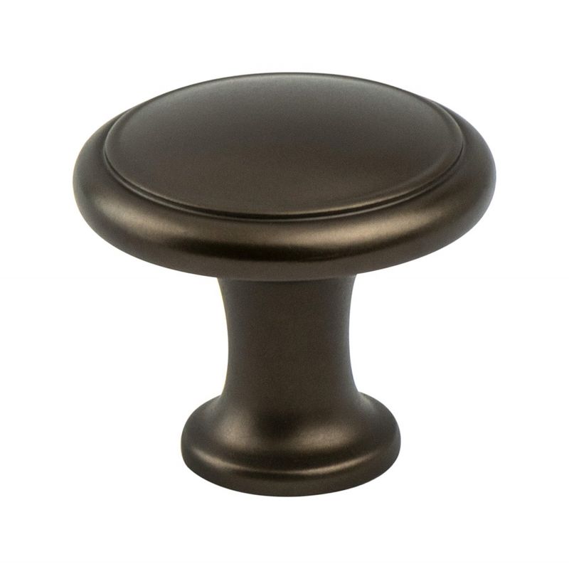 1.19' Wide Traditional Ringed Knob in Oil Rubbed Bronze from Adagio Collection