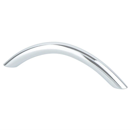 4.5" Contemporary Curved Wire Pull in Polished Chrome from Advantage Plus Collection