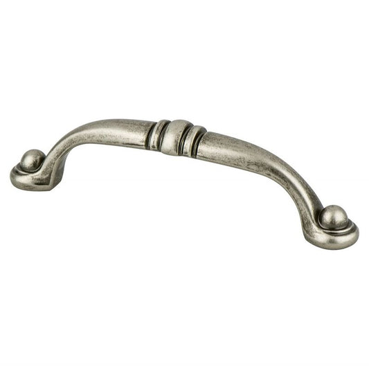 4" Traditional Barrel Pull in Weathered Nickel from Advantage Plus Collection