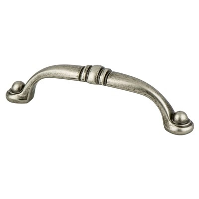 4' Traditional Barrel Pull in Weathered Nickel from Advantage Plus Collection