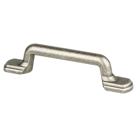 4.5" Traditional Square Bar Pull in Weathered Nickel from Advantage Plus Collection