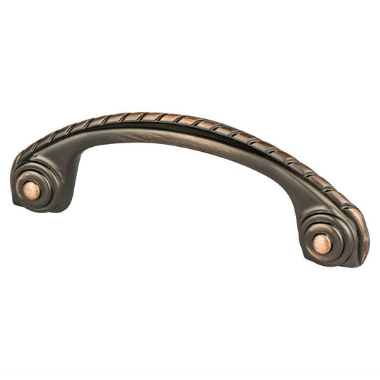 3.75" Traditional Roped Pull in Verona Bronze from Advantage Plus Collection