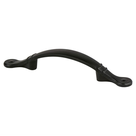 5.5" Traditional Roped Pull in Black from Advantage Plus Collection