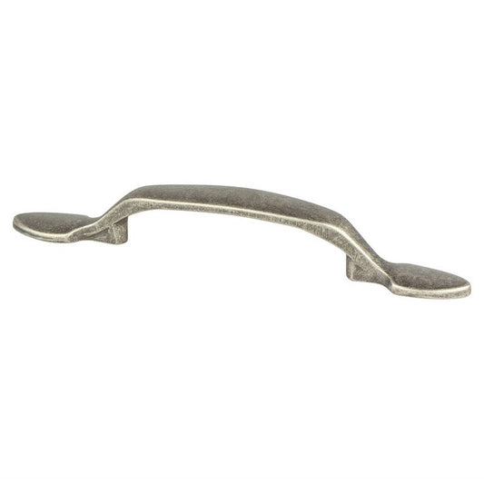 5.75" Transitional Modern Spade Pull in Weathered Nickel from Advantage Plus Collection