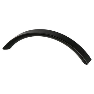 4.06' Contemporary Flat Arch Pull in Black from Advantage Plus Collection