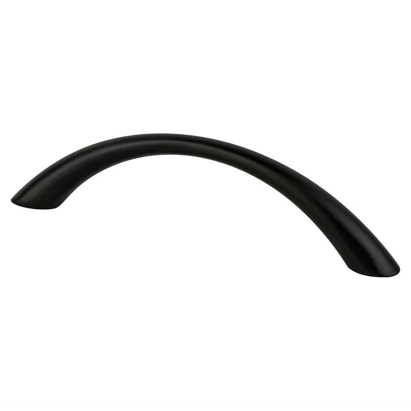 4.5' Contemporary Flat Arch Pull in Black from Advantage Plus Collection
