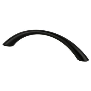 4.5' Contemporary Flat Arch Pull in Black from Advantage Plus Collection