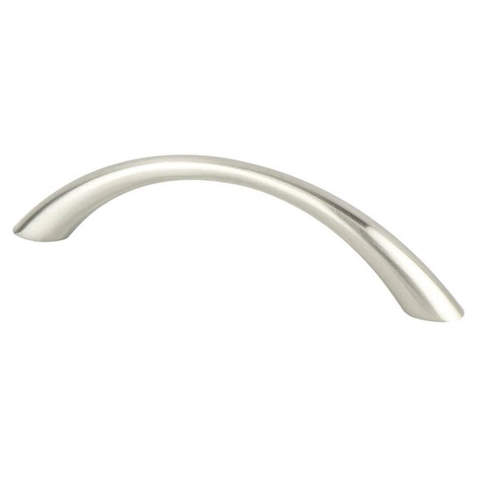 4.5" Contemporary Flat Arch Pull in Brushed Nickel from Advantage Plus Collection