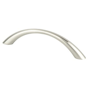 4.5' Contemporary Flat Arch Pull in Brushed Nickel from Advantage Plus Collection