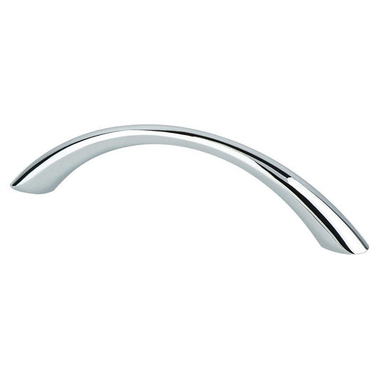 4.5" Contemporary Flat Arch Pull in Polished Chrome from Advantage Plus Collection