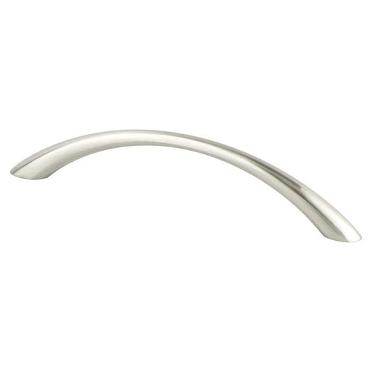 5.81" Contemporary Tapered Arch Pull in Brushed Nickel from Advantage Plus Collection