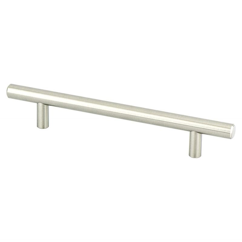 7.38' Transitional Modern T-Bar Pull in Brushed Nickel from Advantage Plus Collection
