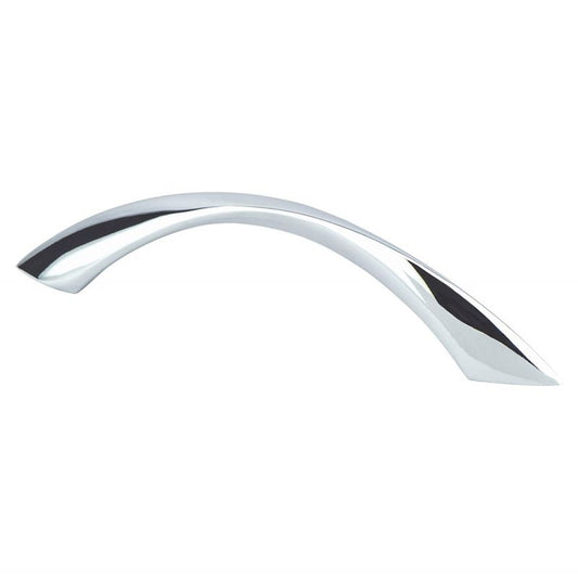 5.06" Contemporary Twisted Arch Pull in Polished Chrome from Advantage Plus Collection