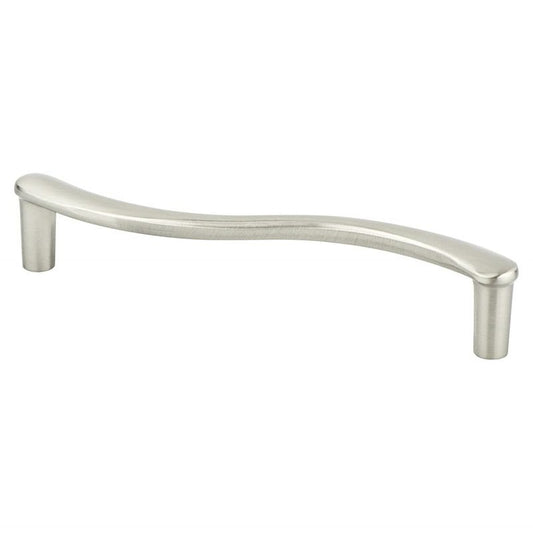 5.5" Contemporary Wavy Pull in Brushed Nickel from Advantage Plus Collection