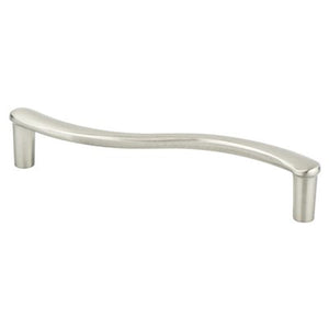 5.5' Contemporary Wavy Pull in Brushed Nickel from Advantage Plus Collection