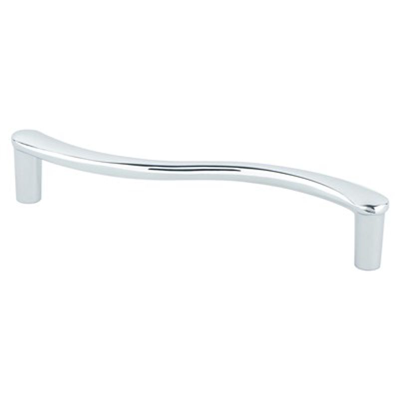 5.5' Contemporary Wavy Pull in Polished Chrome from Advantage Plus Collection