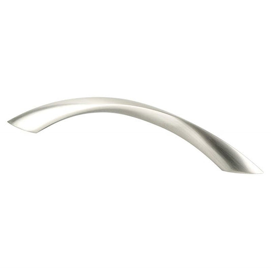 6.56" Contemporary Twisted Arch Pull in Brushed Nickel from Advantage Plus Collection