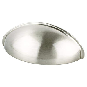 3.19' Transitional Modern Cup Pull in Brushed Nickel from Advantage Plus Collection