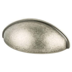3.19' Transitional Modern Cup Pull in Weathered Nickel from Advantage Plus Collection
