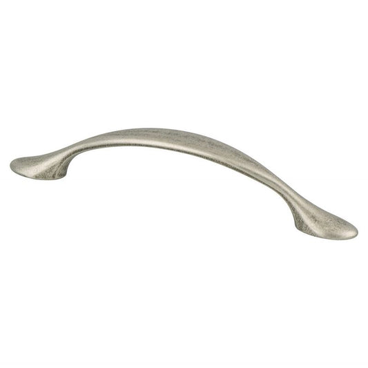 5" Transitional Modern Round Arch Pull in Weathered Nickel from Advantage Plus Collection