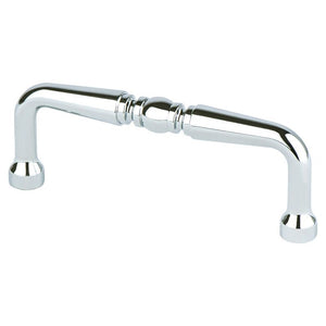 3.38' Traditional Spindle Pull in Polished Chrome from Advantage Plus Collection