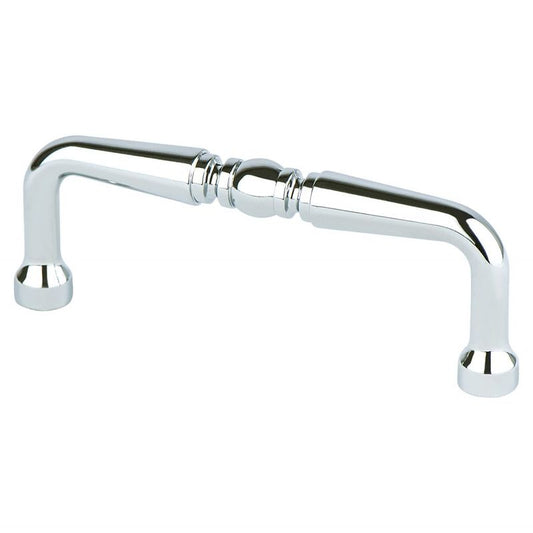 3.38" Traditional Spindle Pull in Polished Chrome from Advantage Plus Collection